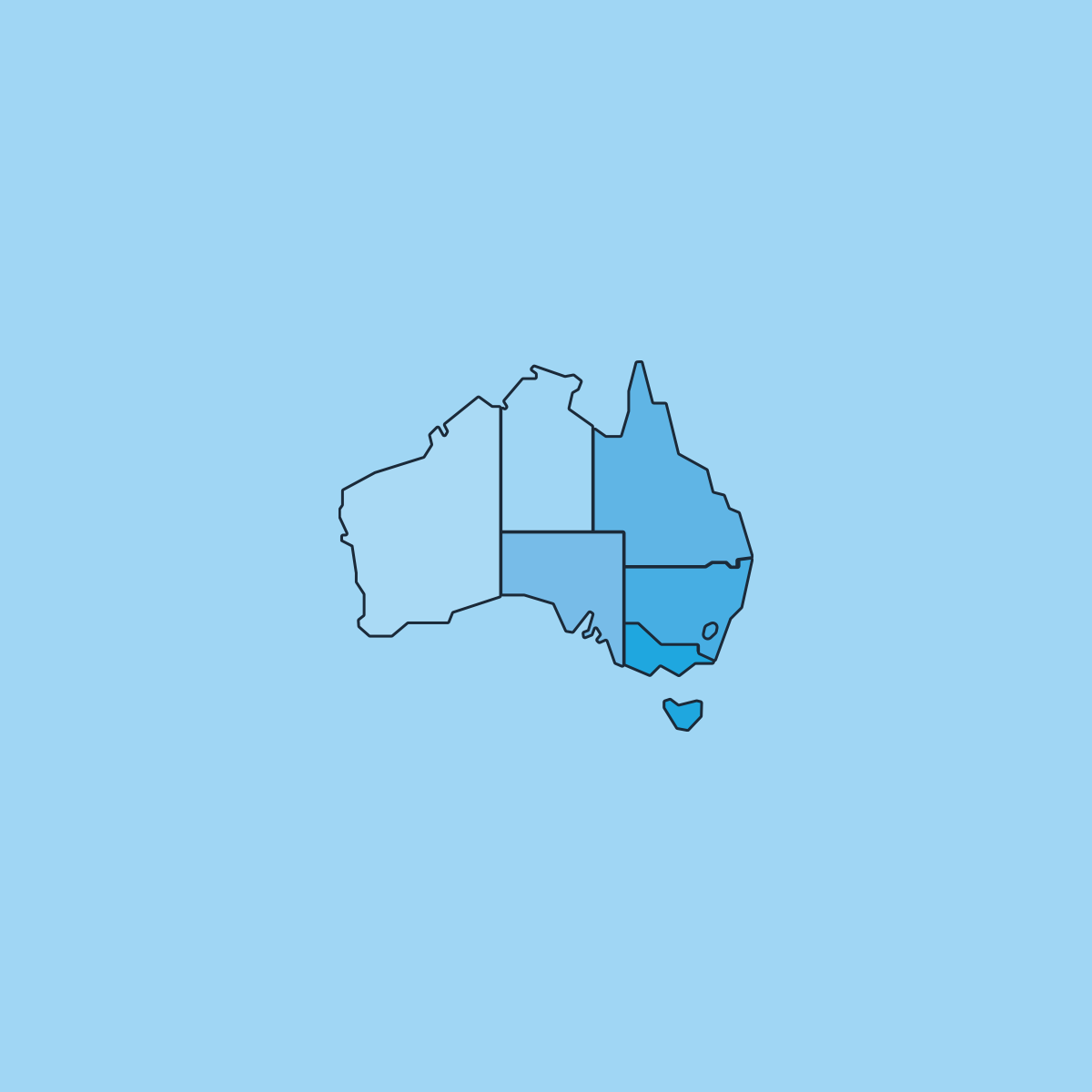 Map of Australia